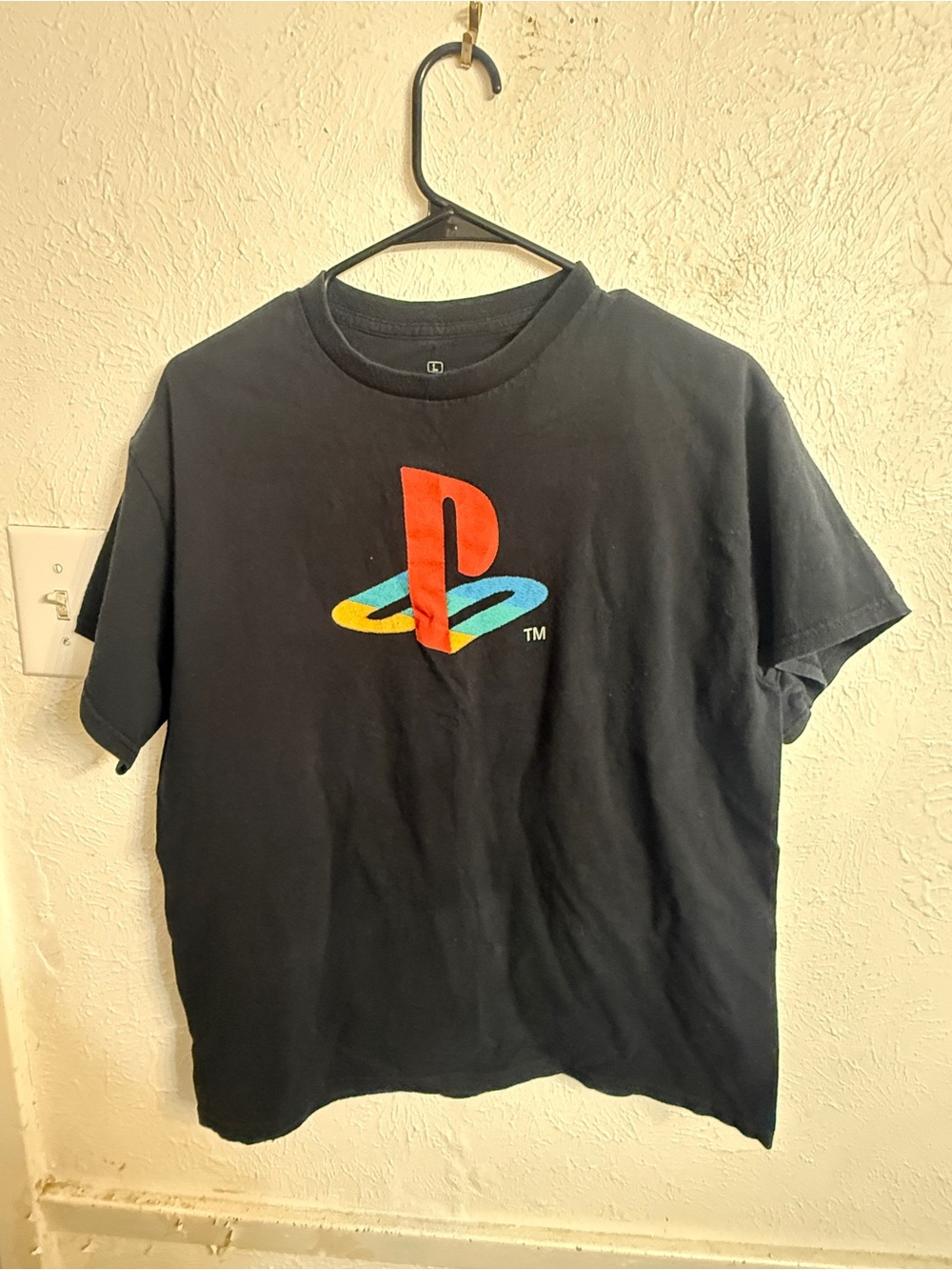 Vintage PlayStation Sony Black Logo T-Shirt - Classic Multicolor Emblem